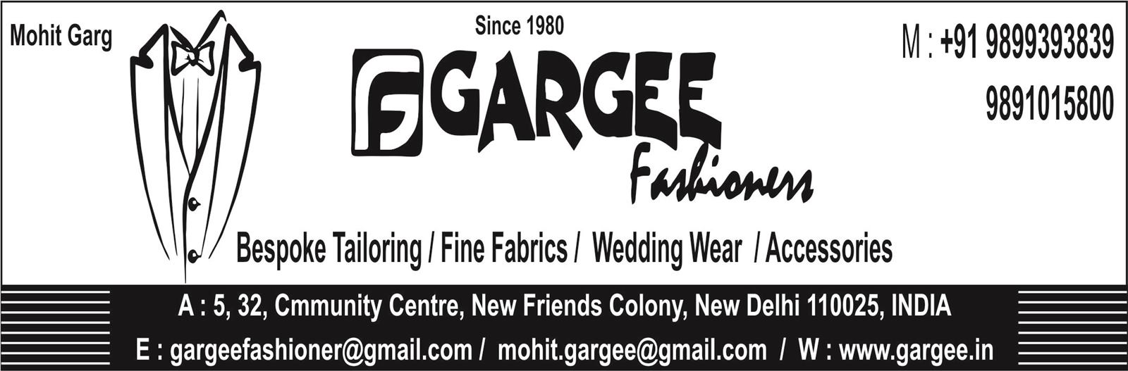 GARGEE FASHIONERS (Tailors in New Friends Colony)